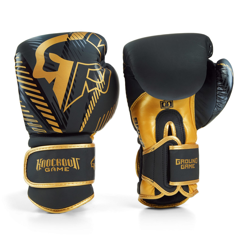 GroundGame Boxing Gloves bling - black